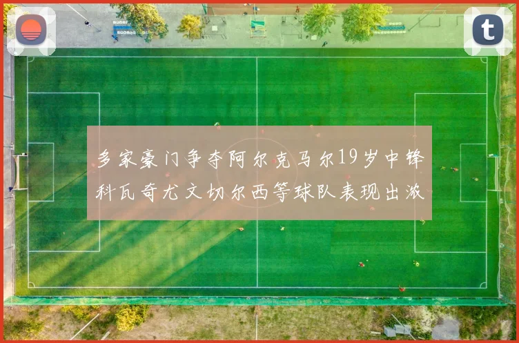 多家豪门争夺阿尔克马尔19岁中锋科瓦奇尤文切尔西等球队表现出浓厚兴趣